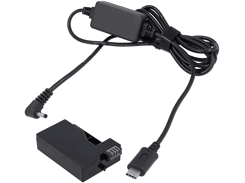 AKKU-KING USB-C Adapter + Kuppler kompatibel mit Canon DR-E8 Ladegerät Canon, keine Angabe