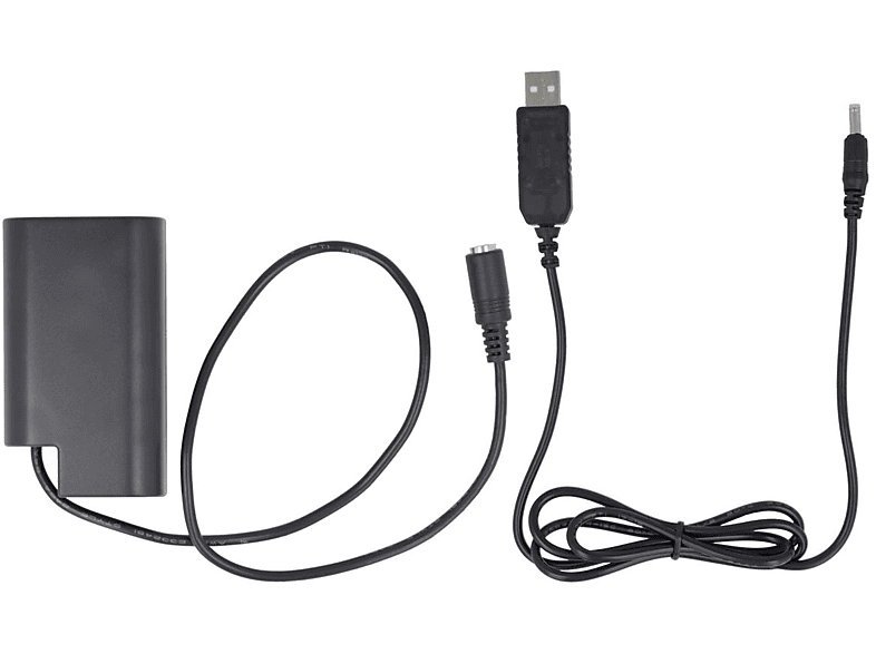 AKKU-KING USB Adapter + Kuppler kompatibel mit Panasonic DCC16 Ladegerät Panasonic, keine Angabe