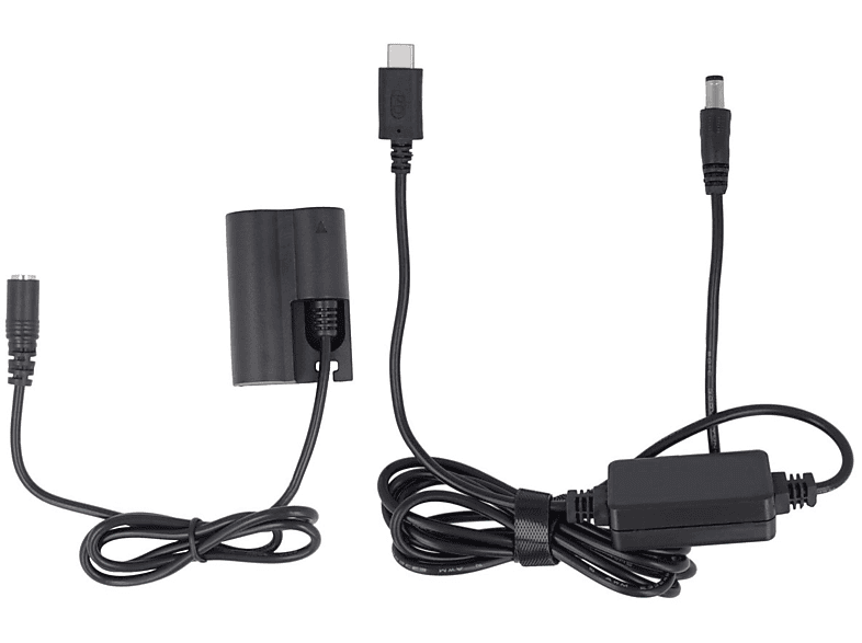 AKKU-KING USB-C Adapter DR-400 kompatibel Angabe mit keine Canon, Ladegerät Kuppler + Canon