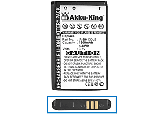 AKKU-KING Akku kompatibel mit Samsung IA-BH130LB Li-Ion Kamera-Akku, 3.7 Volt, 1300mAh