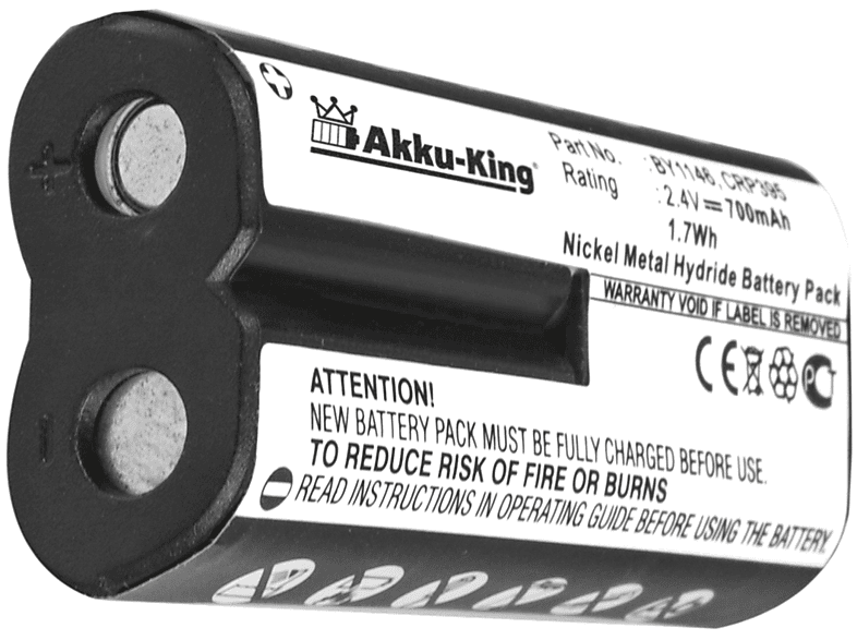AKKU-KING Akku kompatibel mit Philips Avent SCD520 Ni-MH Geräte-Akku, 3.7 Volt, 700mAh