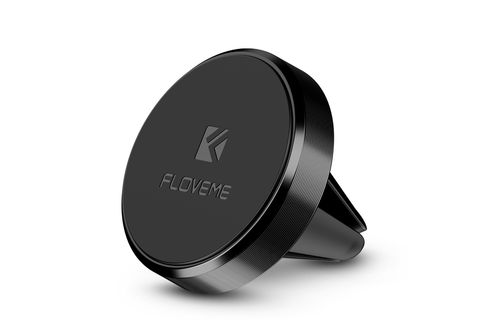 Floveme - Magnetische Universal Auto KFZ Desktop Smartphone Mini Halterung  selbstklebend - silber
