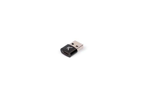 Adaptador USB 3.0 macho a USB-C hembra Negro