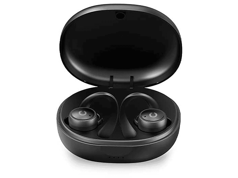 Auriculares inalámbricos - Auriculares inalámbricos Bluetooth con clip para  la oreja auriculares para llamadas de música BYTELIKE, Control remoto,  Bluetooth, negro