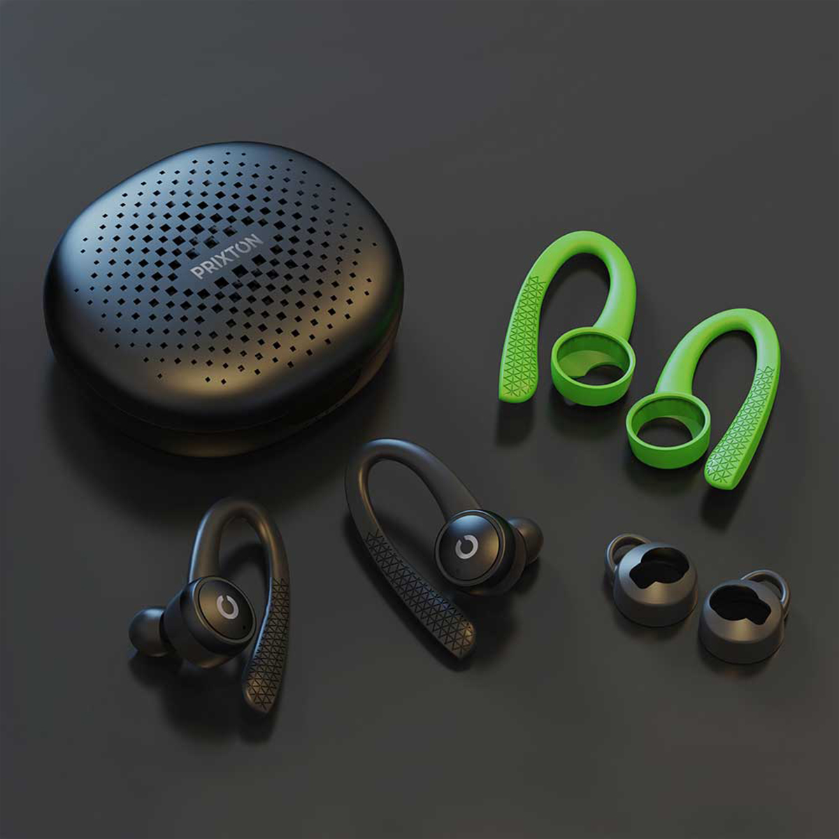 PRIXTON TWS160S, In-ear Schwarz Earbuds Bluetooth