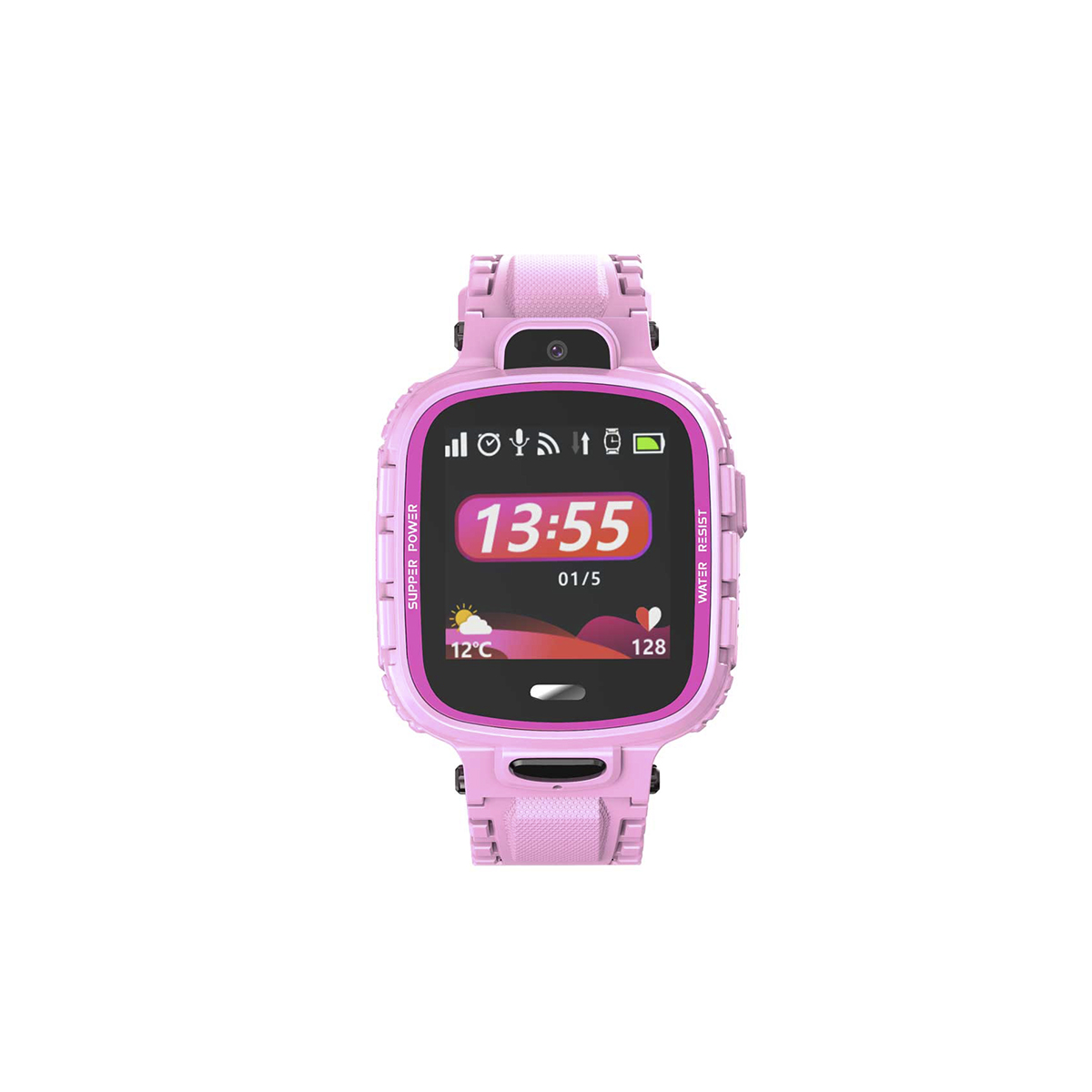 Smartwatch infantil - G300 PRIXTON, Rosa, 1,39 "