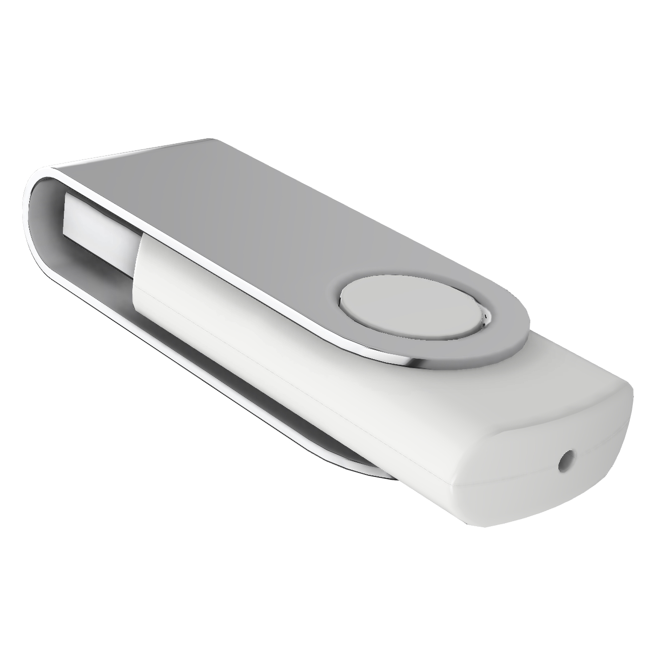 (Weiß, USB 1GB 1 GB) USB-Stick GERMANY Swivel