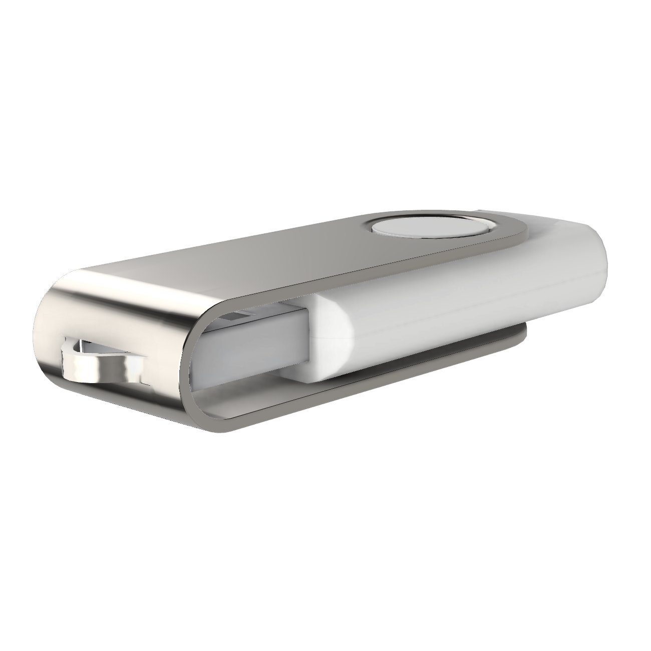 USB GERMANY Swivel 1GB USB-Stick (Weiß, GB) 1