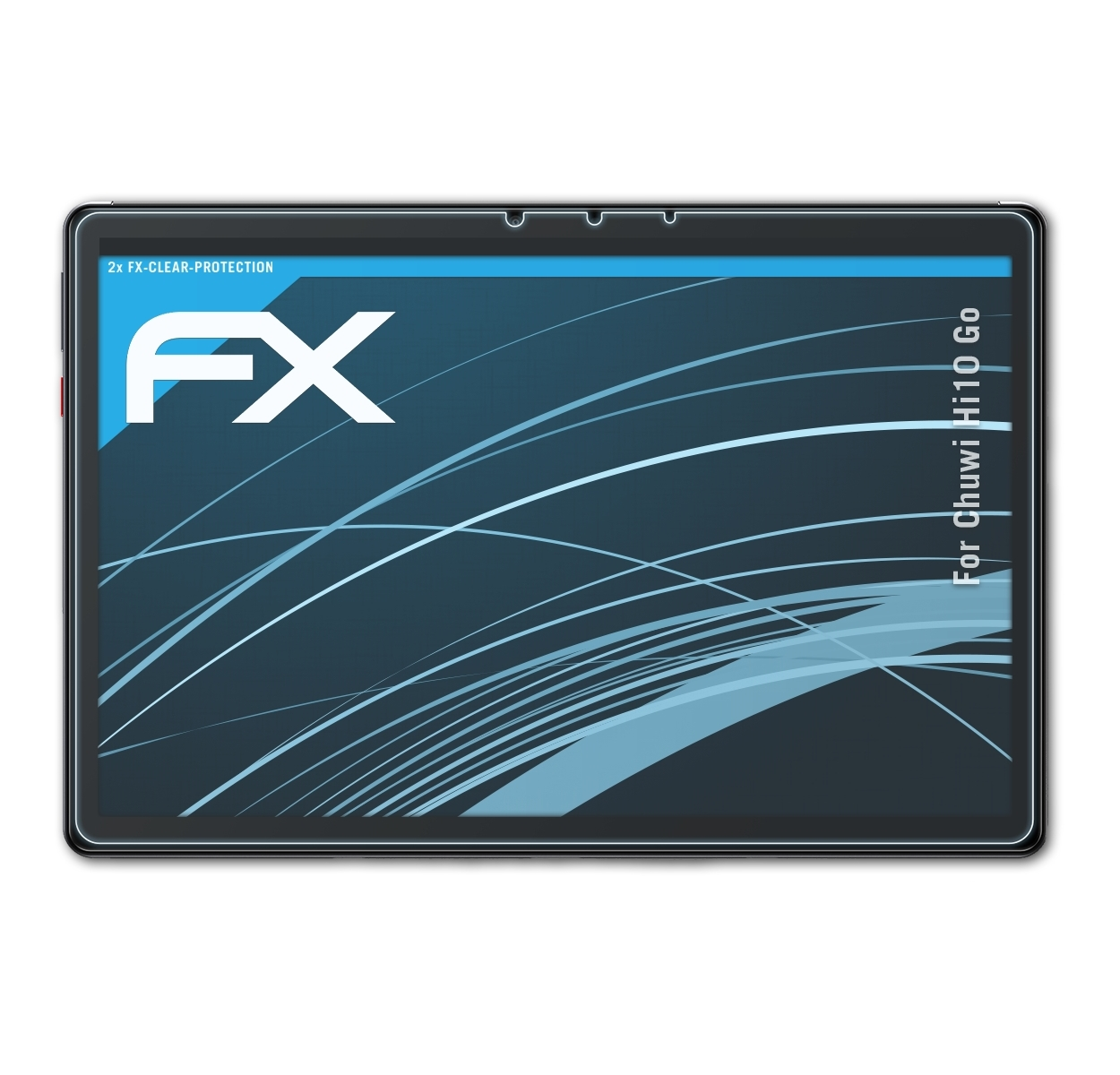 ATFOLIX 2x FX-Clear Displayschutz(für Chuwi Hi10 Go)