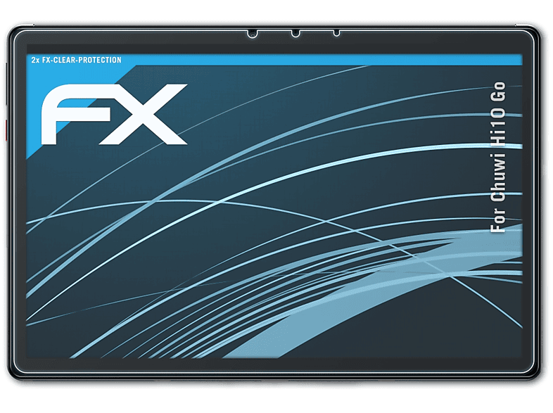 ATFOLIX 2x FX-Clear Displayschutz(für Chuwi Go) Hi10