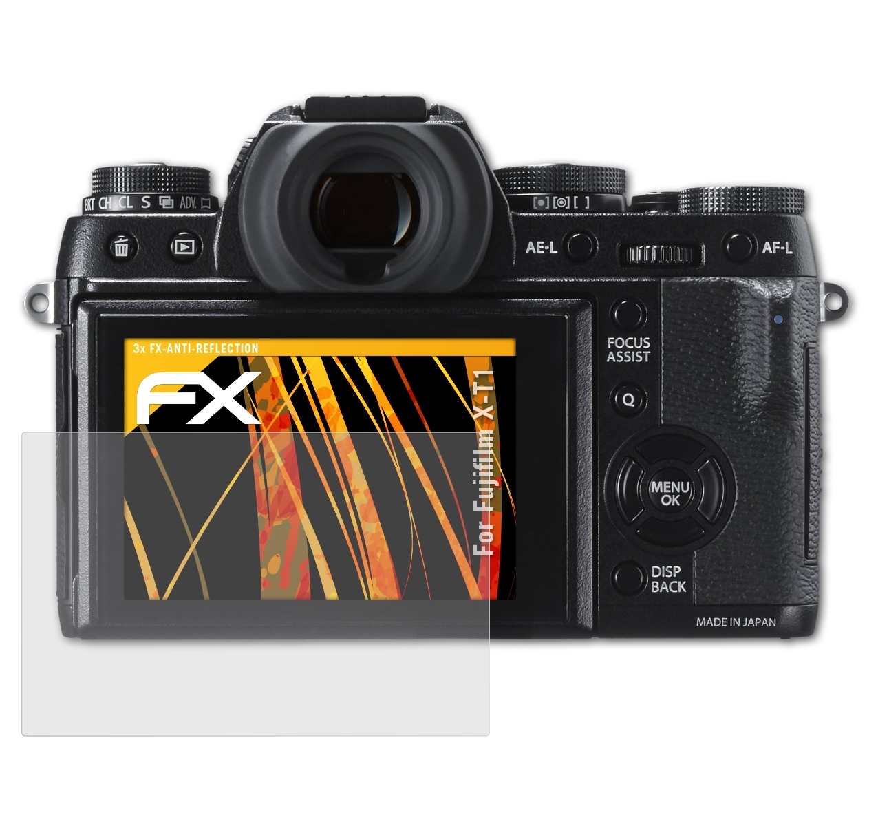 Displayschutz(für 3x X-T1) FX-Antireflex ATFOLIX Fujifilm