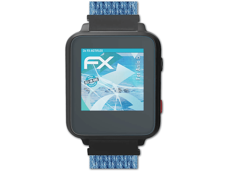 3x 5) ATFOLIX FX-ActiFleX Displayschutz(für Anio