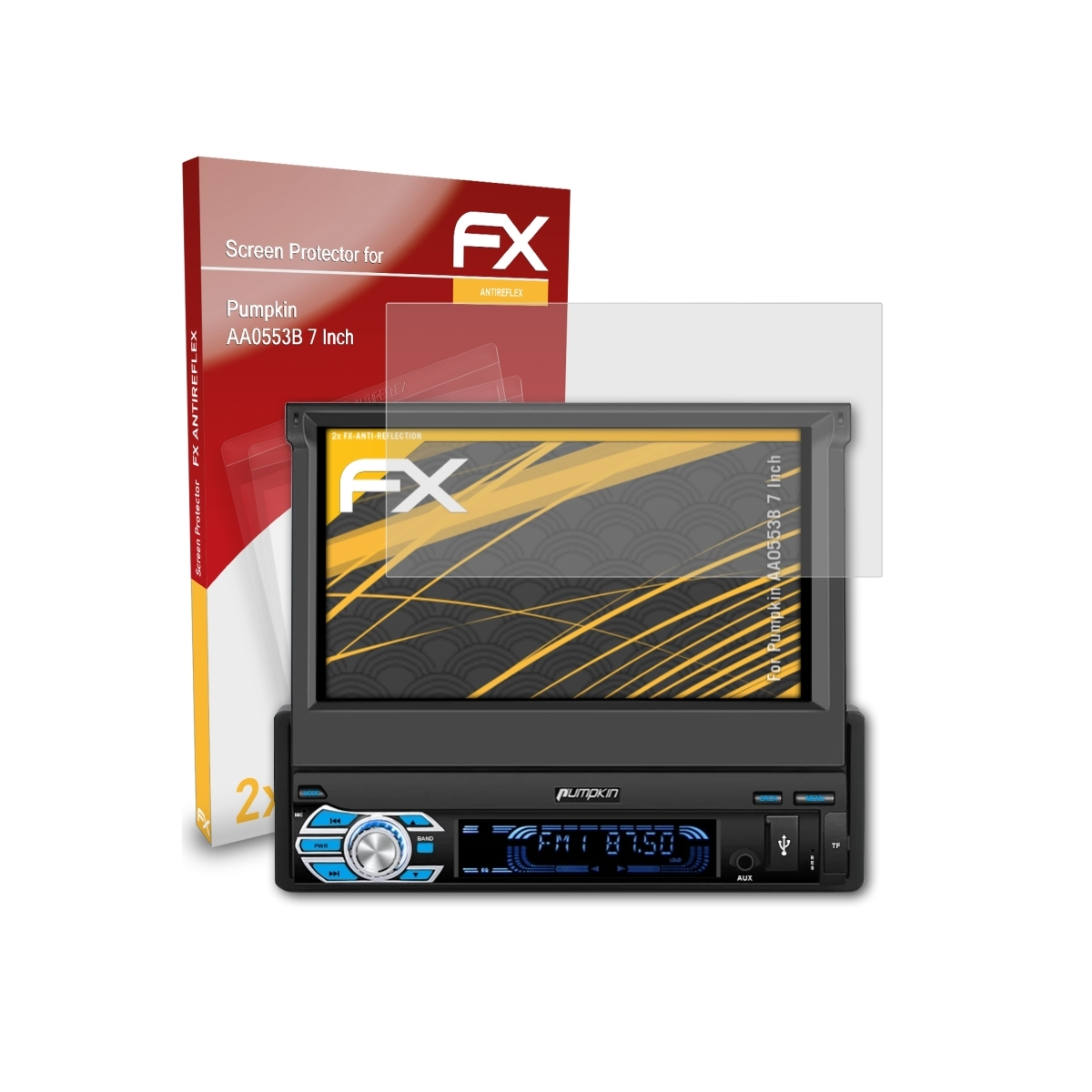 ATFOLIX 2x FX-Antireflex Displayschutz(für Pumpkin (7 Inch)) AA0553B