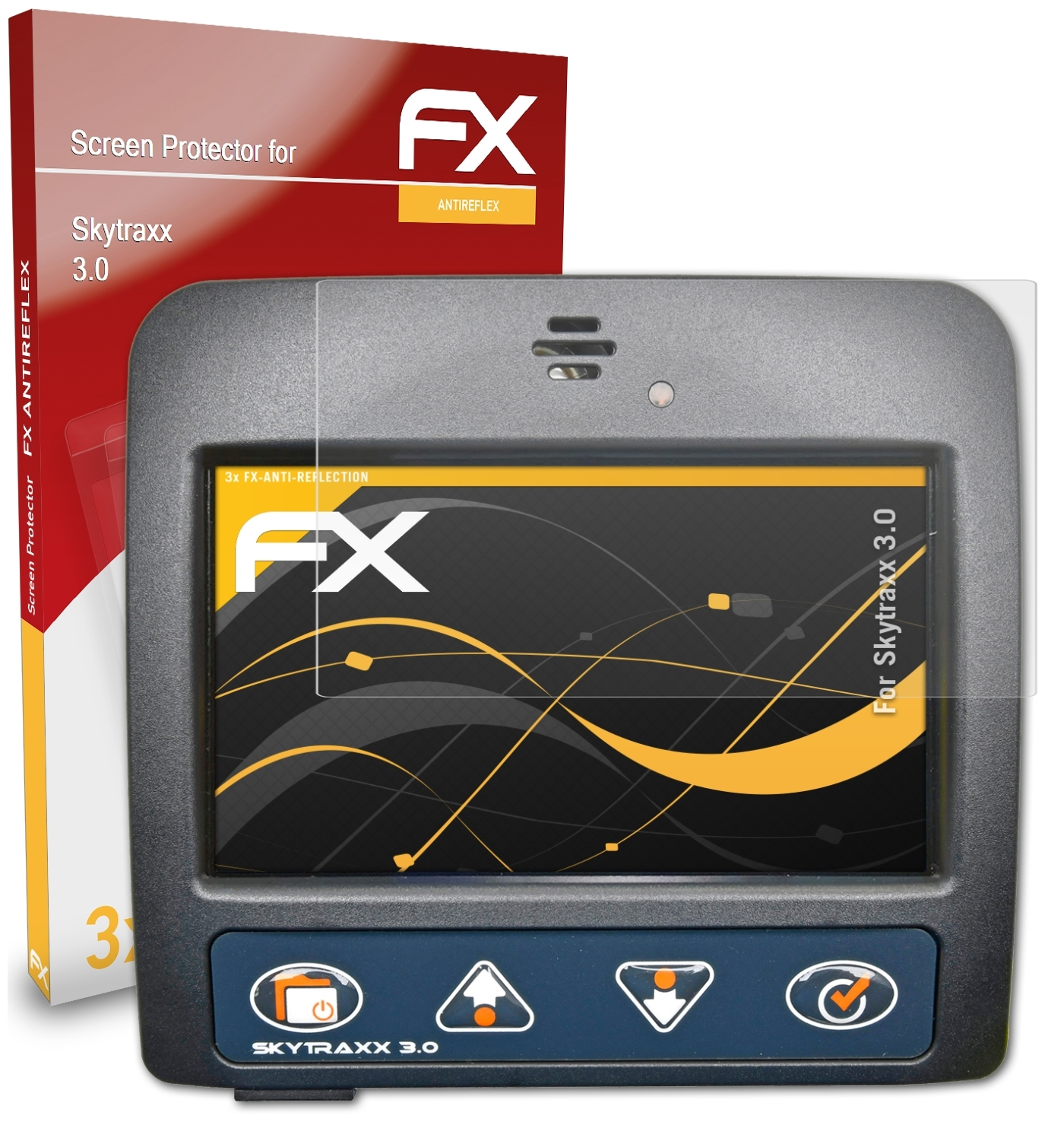 ATFOLIX 3x FX-Antireflex 3.0) Displayschutz(für Skytraxx