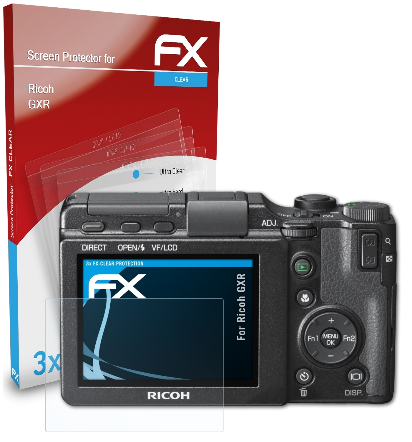 FX-Clear ATFOLIX 3x GXR) Ricoh Displayschutz(für