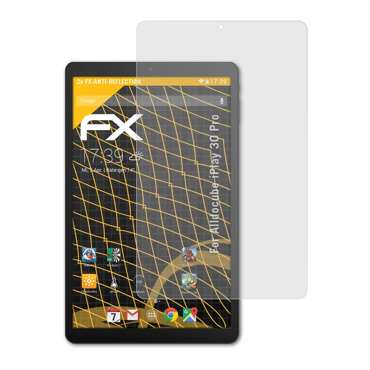 30 Alldocube ATFOLIX 2x FX-Antireflex Pro) iPlay Displayschutz(für