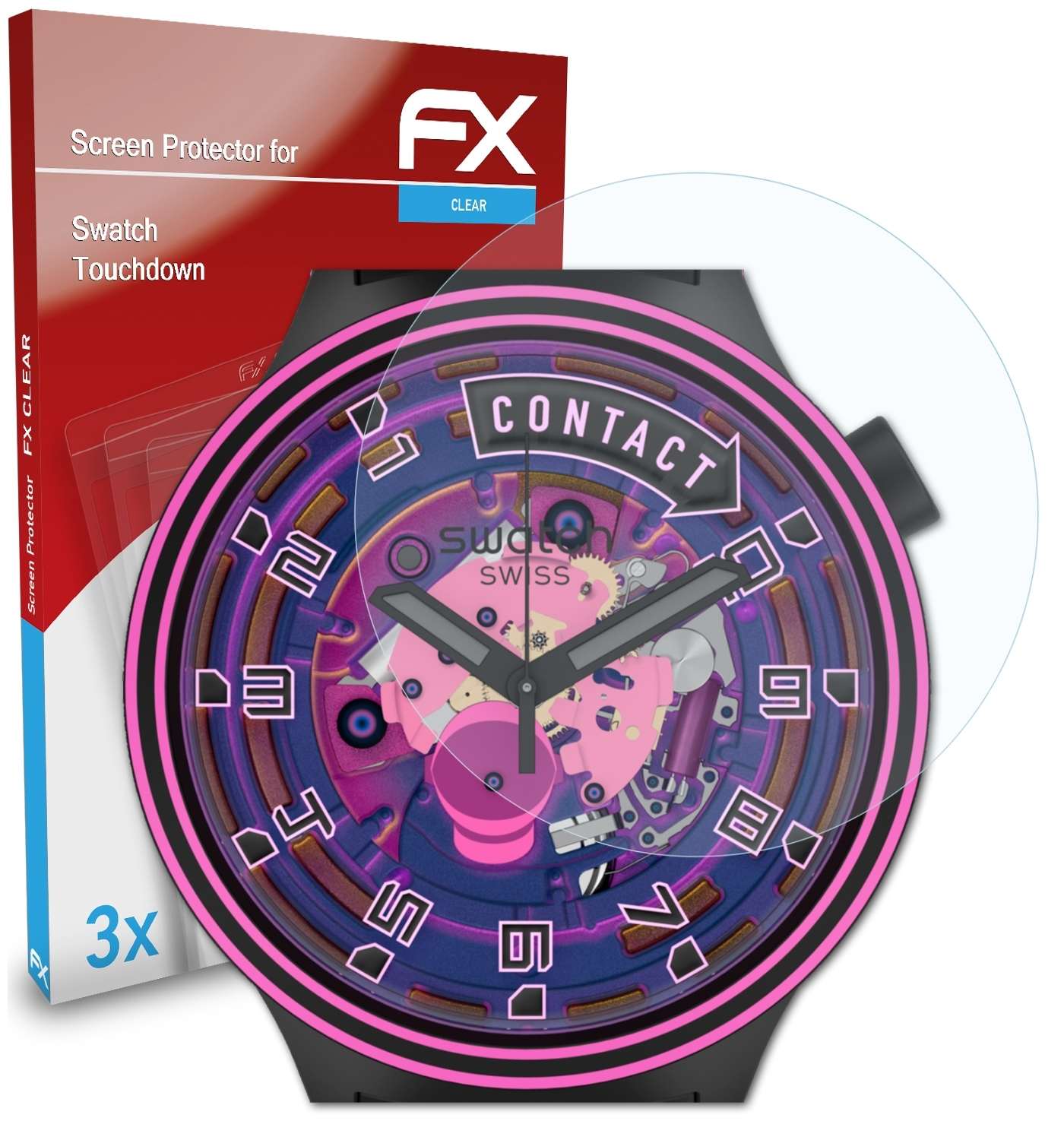 ATFOLIX 3x FX-Clear Displayschutz(für Touchdown) Swatch
