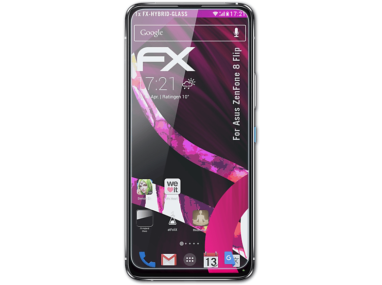 ATFOLIX FX-Hybrid-Glass Schutzglas(für Asus ZenFone 8 Flip) | Displayschutzfolien & Gläser