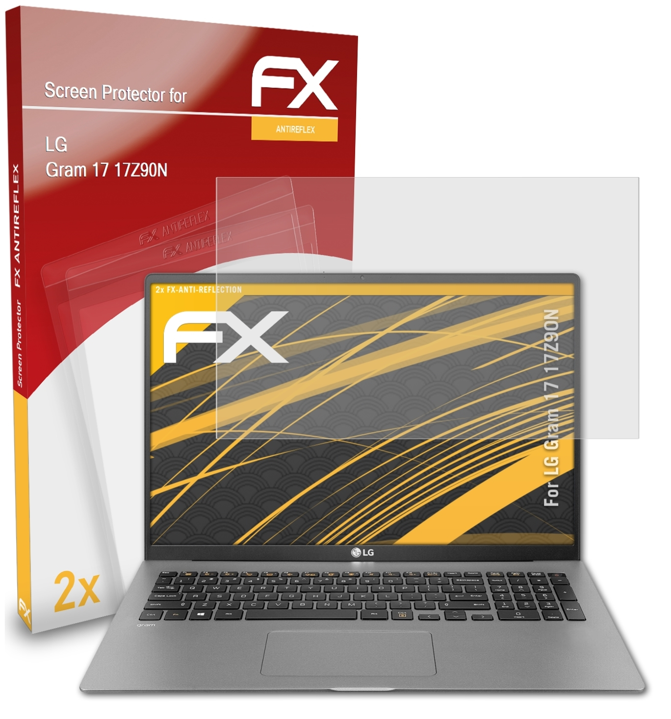 ATFOLIX 2x FX-Antireflex Displayschutz(für (17Z90N)) Gram 17 LG