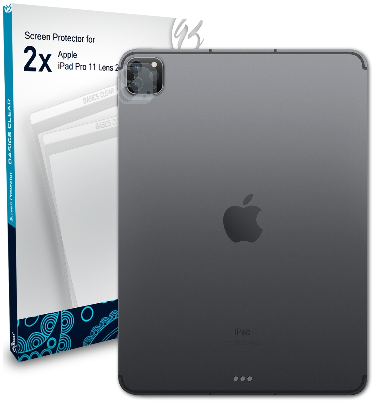 Schutzfolie(für Lens Basics-Clear Pro (2021)) Apple 11 2x iPad BRUNI
