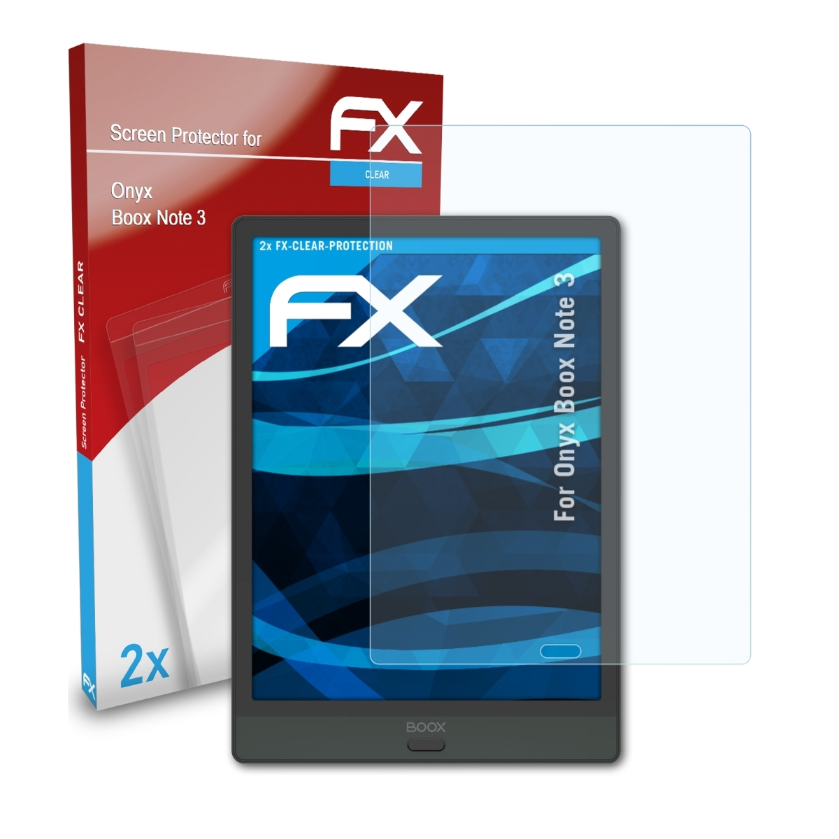 FX-Clear BOOX ATFOLIX Displayschutz(für Note 2x 3)