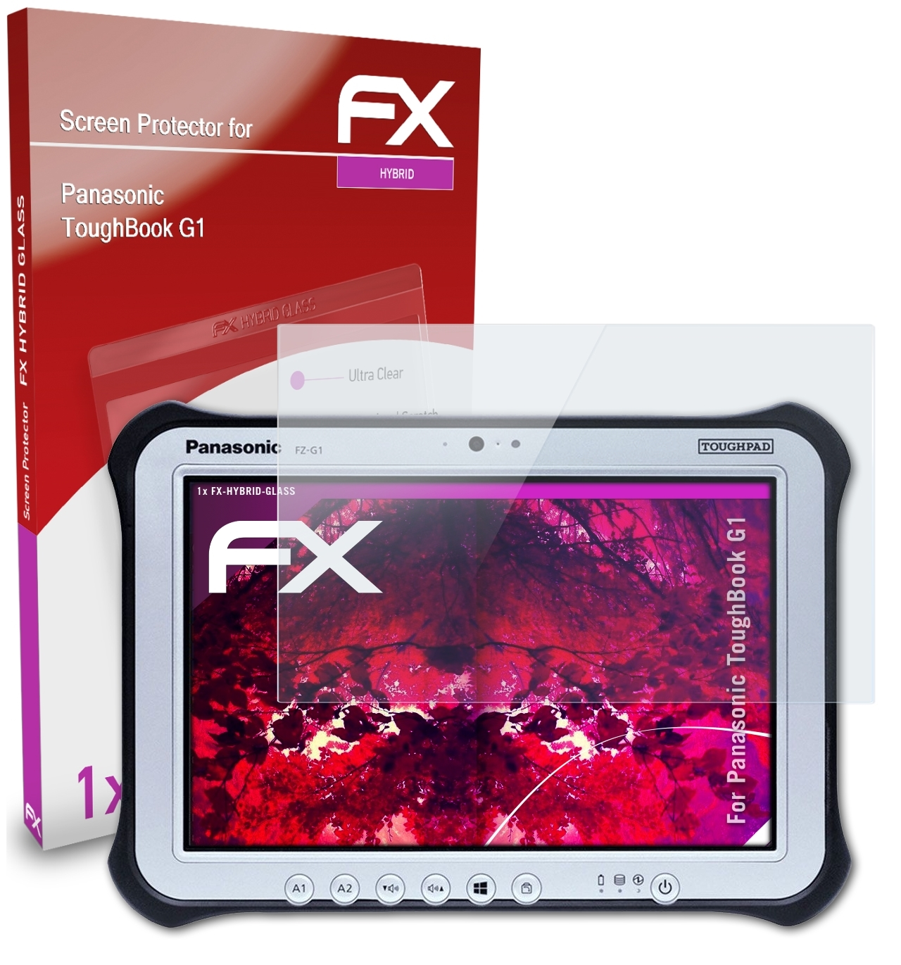 G1) ATFOLIX Schutzglas(für FX-Hybrid-Glass ToughBook Panasonic