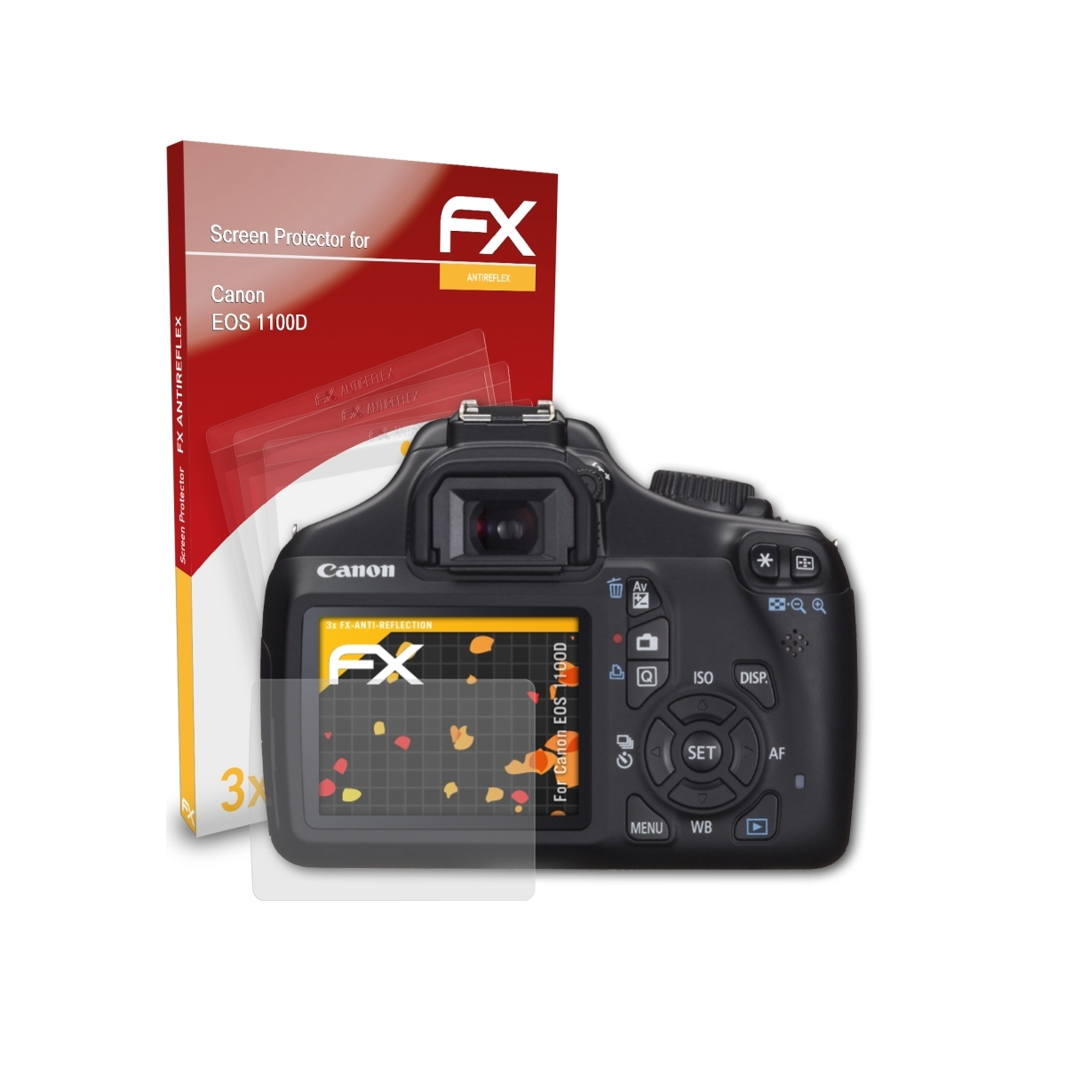ATFOLIX 3x FX-Antireflex Displayschutz(für Canon EOS 1100D)