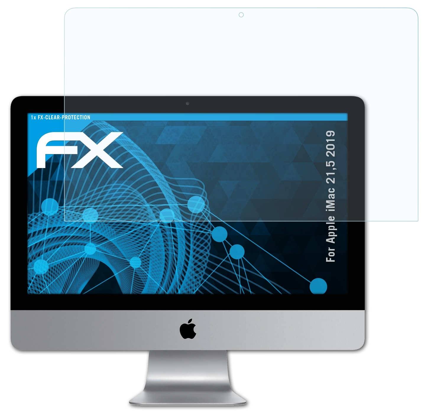 iMac (2019)) Apple 21,5 Displayschutz(für ATFOLIX FX-Clear
