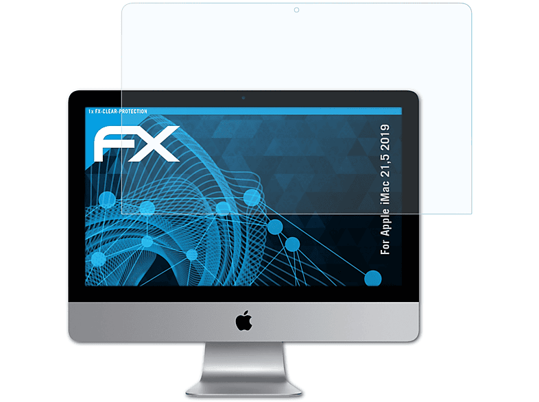 iMac Apple Displayschutz(für 21,5 FX-Clear (2019)) ATFOLIX