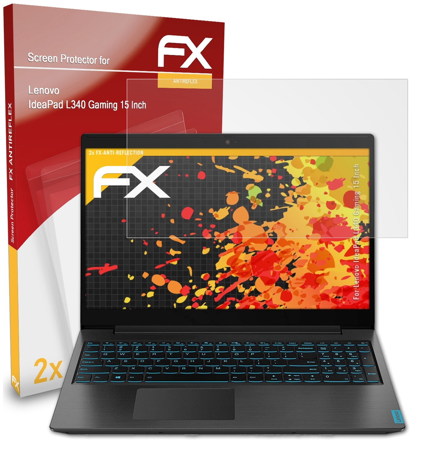 Gaming Lenovo FX-Antireflex Displayschutz(für 2x Inch)) ATFOLIX (15 L340 IdeaPad