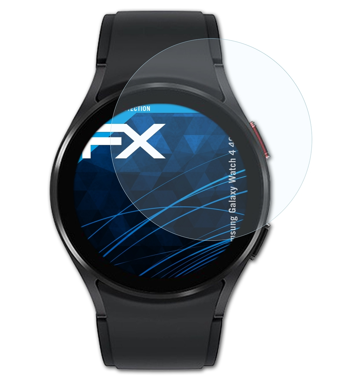 3x (40mm)) Galaxy Watch Displayschutz(für 4 FX-Clear ATFOLIX Samsung