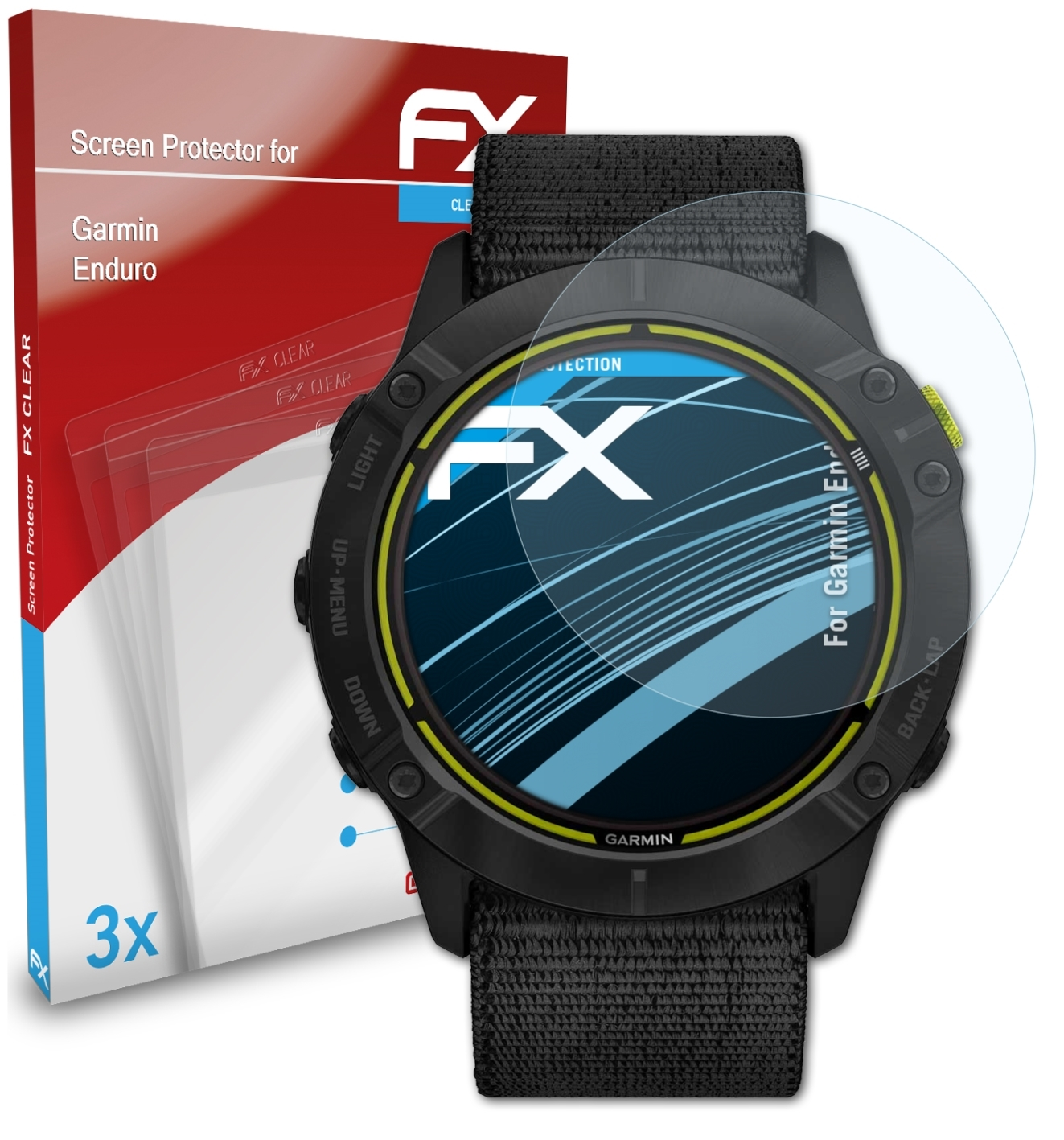 ATFOLIX 3x FX-Clear Garmin Displayschutz(für Enduro)