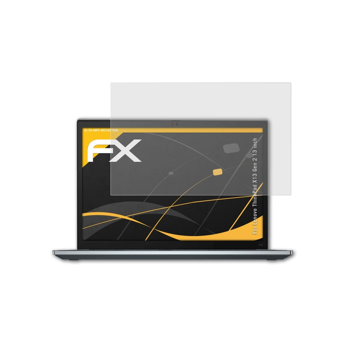 2 X13 (13 ThinkPad ATFOLIX 2x Displayschutz(für Lenovo Gen FX-Antireflex inch))