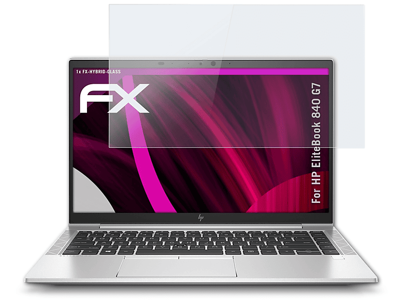 ATFOLIX FX-Hybrid-Glass Schutzglas(für HP EliteBook 840 G7)
