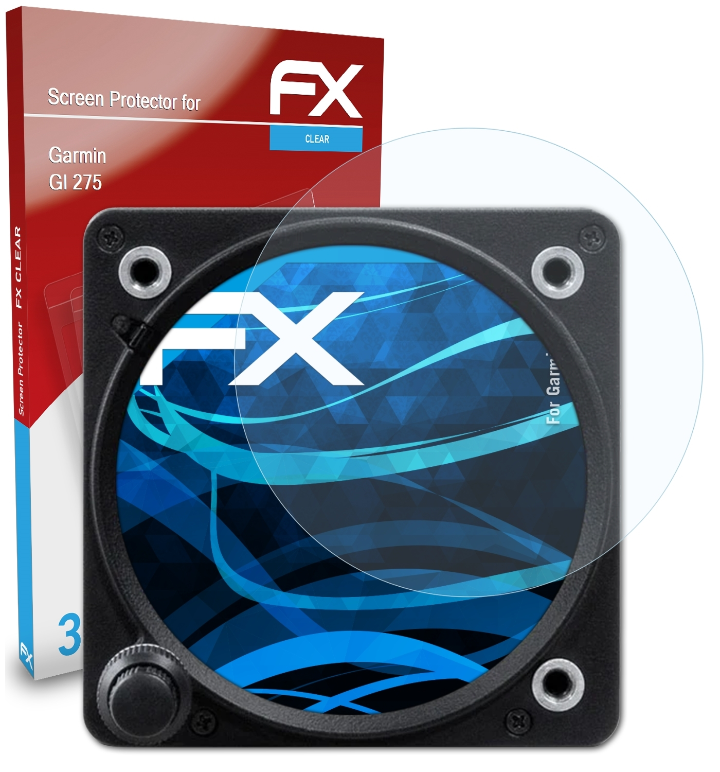 275) FX-Clear Garmin GI 3x ATFOLIX Displayschutz(für