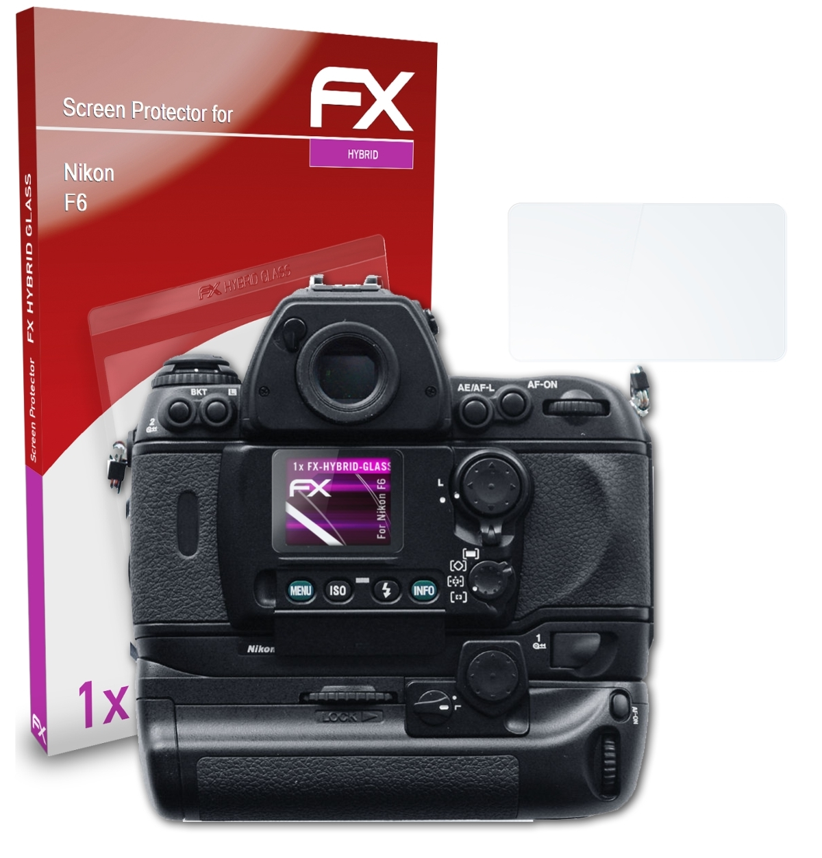 ATFOLIX FX-Hybrid-Glass Nikon F6) Schutzglas(für