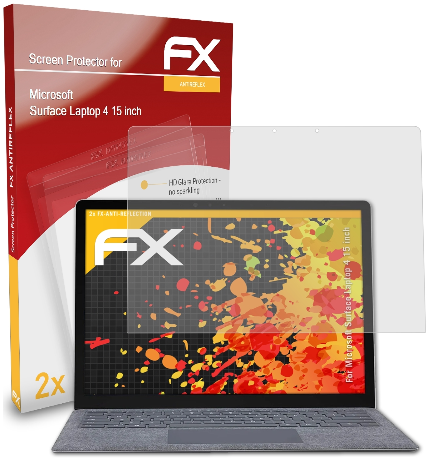 Surface Laptop ATFOLIX 4 Microsoft 2x FX-Antireflex (15 inch)) Displayschutz(für