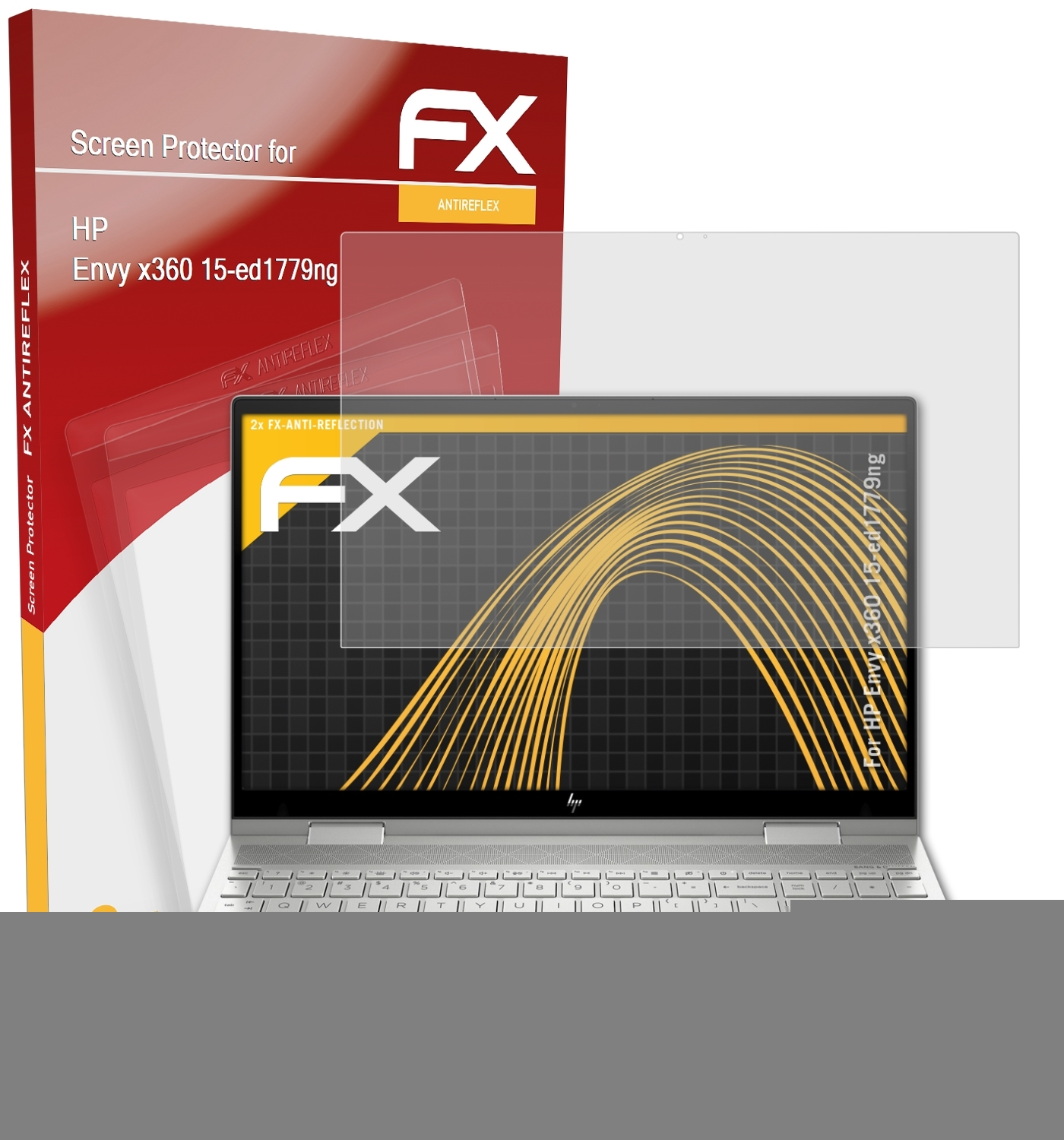 HP Envy 2x ATFOLIX FX-Antireflex Displayschutz(für x360 (15-ed1779ng))