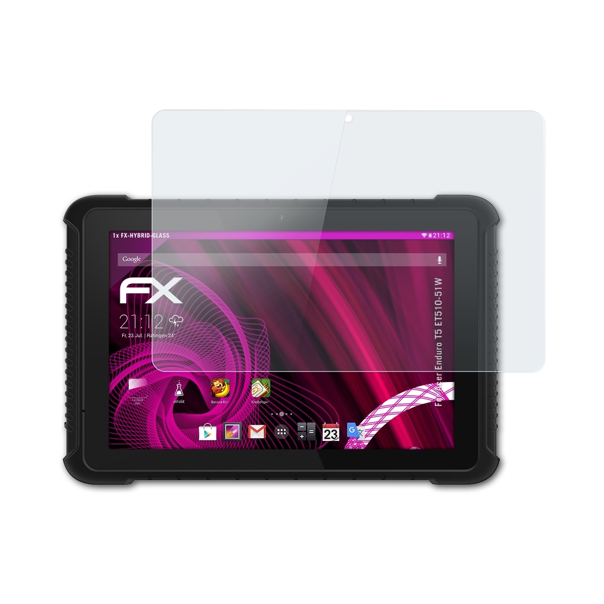 ATFOLIX FX-Hybrid-Glass T5 Acer Enduro (ET510-51W)) Schutzglas(für