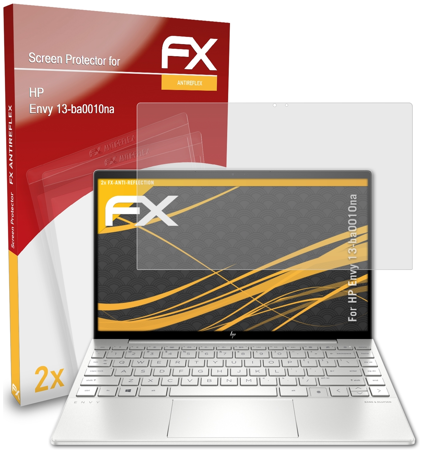 Displayschutz(für Envy HP ATFOLIX (13-ba0010na)) 2x FX-Antireflex