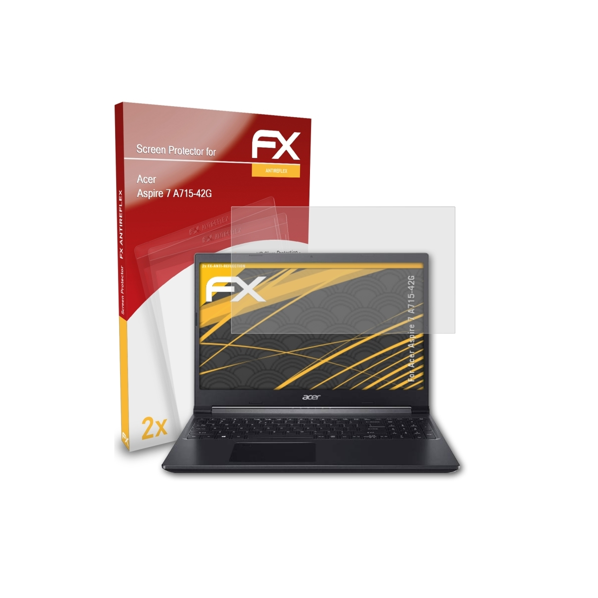 A715-42G) Acer FX-Antireflex 2x Aspire 7 Displayschutz(für ATFOLIX