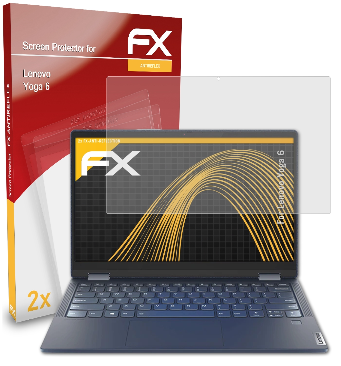 Yoga FX-Antireflex Lenovo ATFOLIX Displayschutz(für 2x 6)