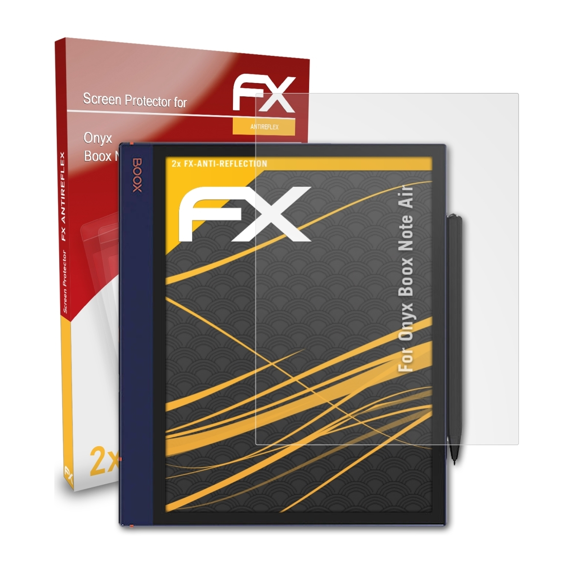 ATFOLIX 2x Air) FX-Antireflex Note Displayschutz(für BOOX