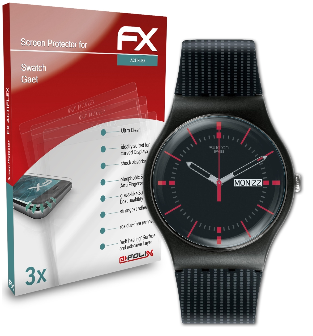 FX-ActiFleX Displayschutz(für ATFOLIX 3x Swatch Gaet)