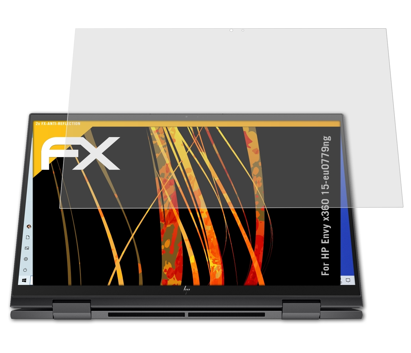 ATFOLIX 2x FX-Antireflex 15-eu0779ng) HP Displayschutz(für Envy x360