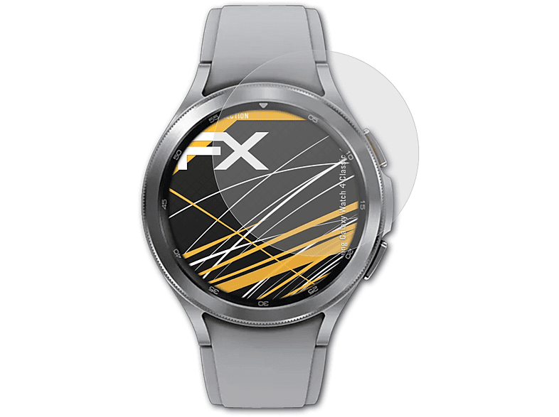 ATFOLIX 3x FX-Antireflex Displayschutz(für Samsung Galaxy Watch 4 Classic (46mm))