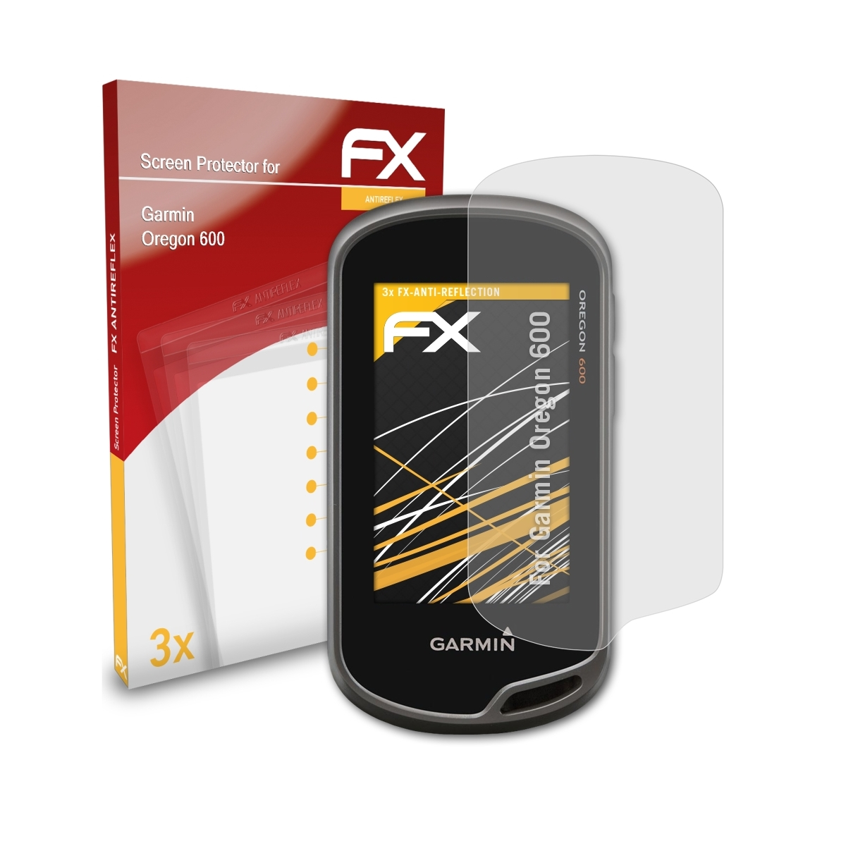 Displayschutz(für Oregon 600) 3x FX-Antireflex Garmin ATFOLIX