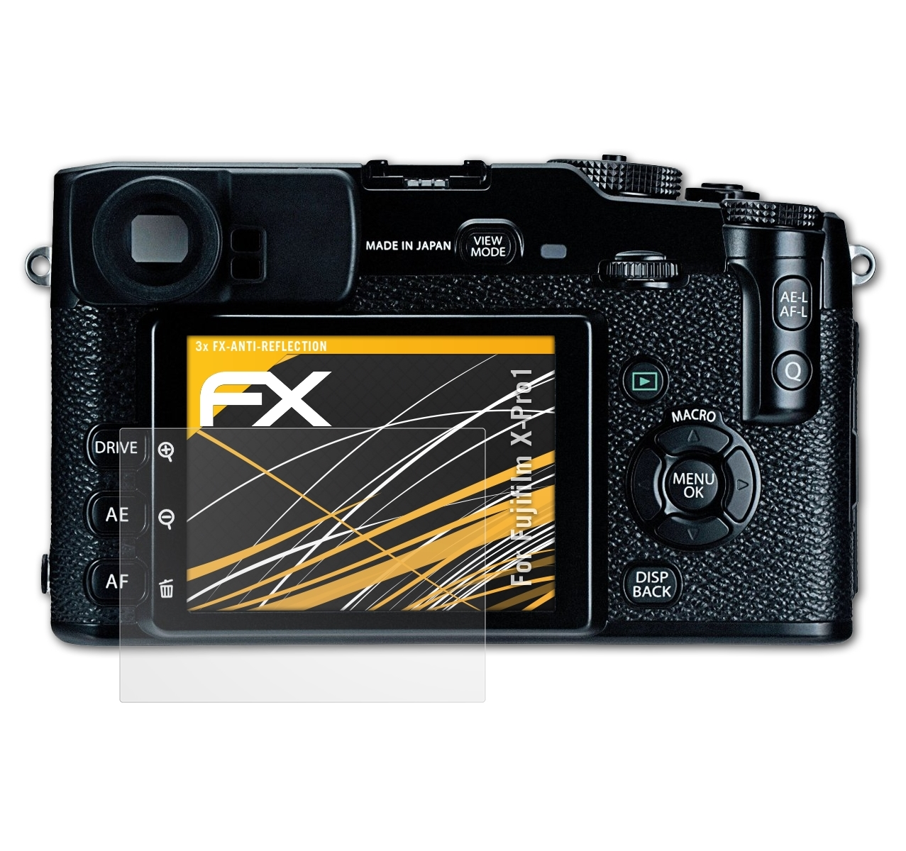 ATFOLIX 3x FX-Antireflex Displayschutz(für Fujifilm X-Pro1)
