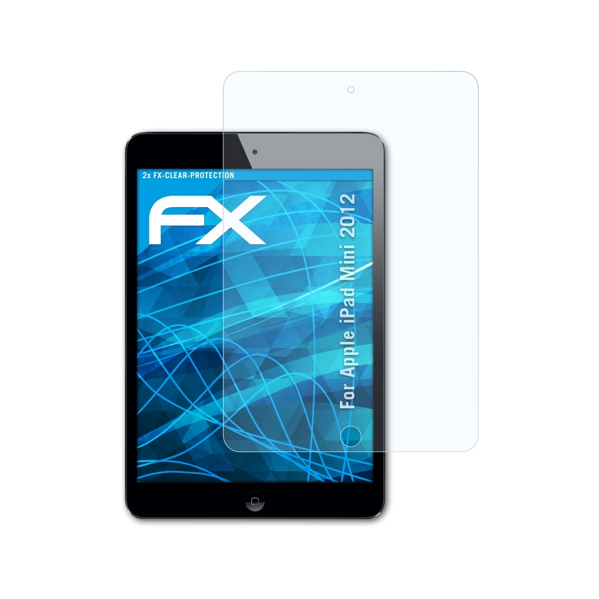 FX-Clear Displayschutz(für 2x iPad (2012)) ATFOLIX Apple Mini