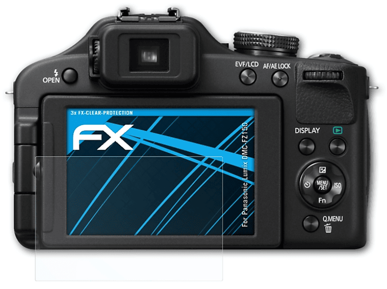 ATFOLIX 3x FX-Clear Displayschutz(für Panasonic Lumix DMC-FZ150)